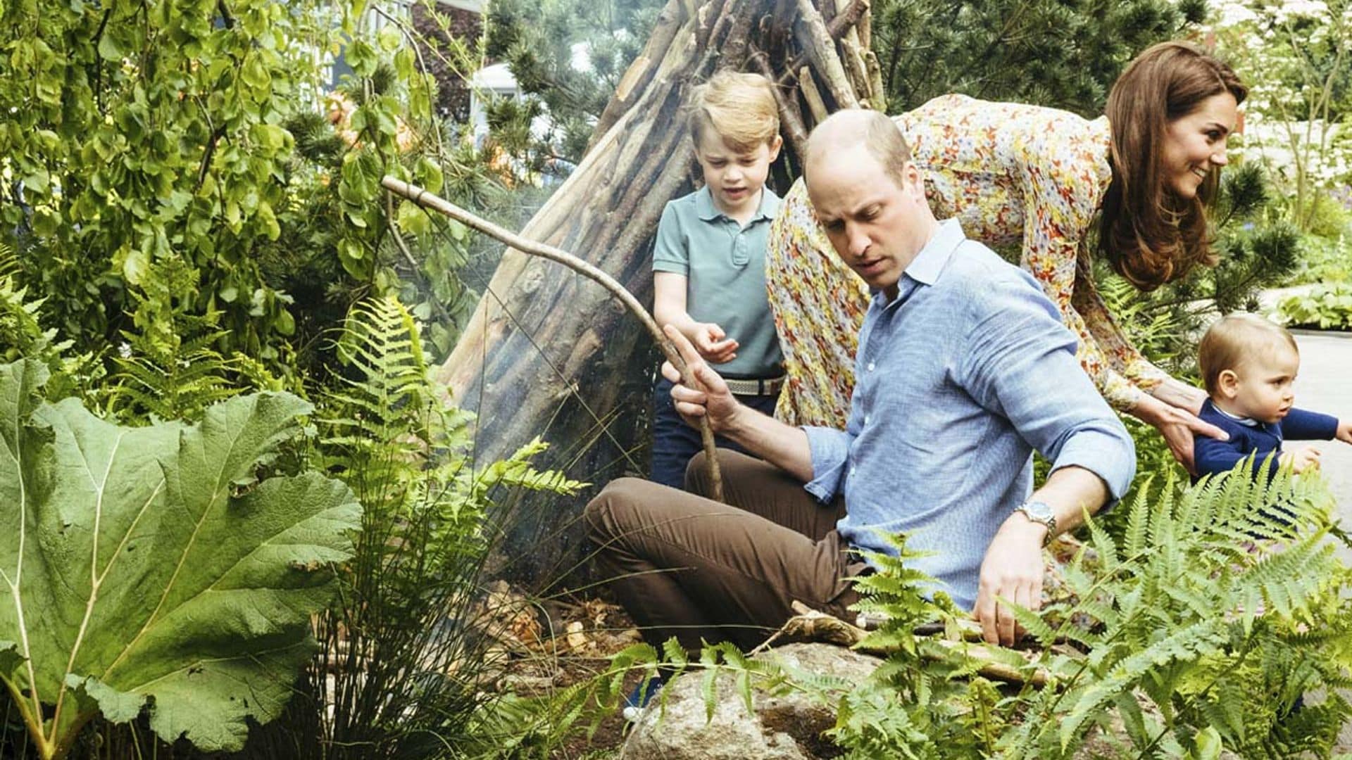 'Oh là là!': escucha a Charlotte de Cambridge alucinando en el jardín diseñado por mamá