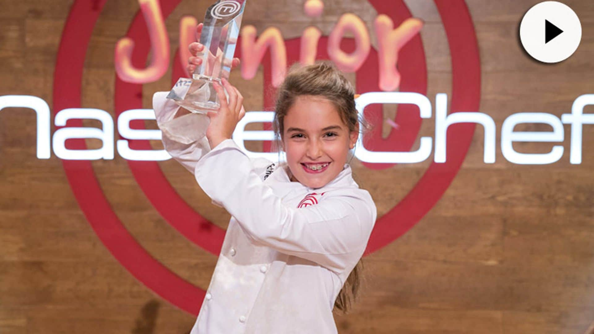 El precioso motivo por el que Esther quiso dedicar a su hermana su triunfo en MasterChef Junior