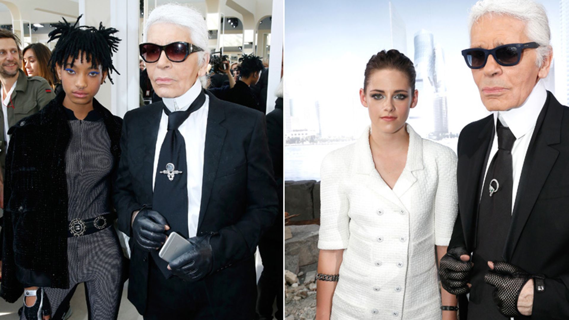 Willow Smith y otras 'celebs' que forman parte del atípico universo creativo de Karl Lagerfeld