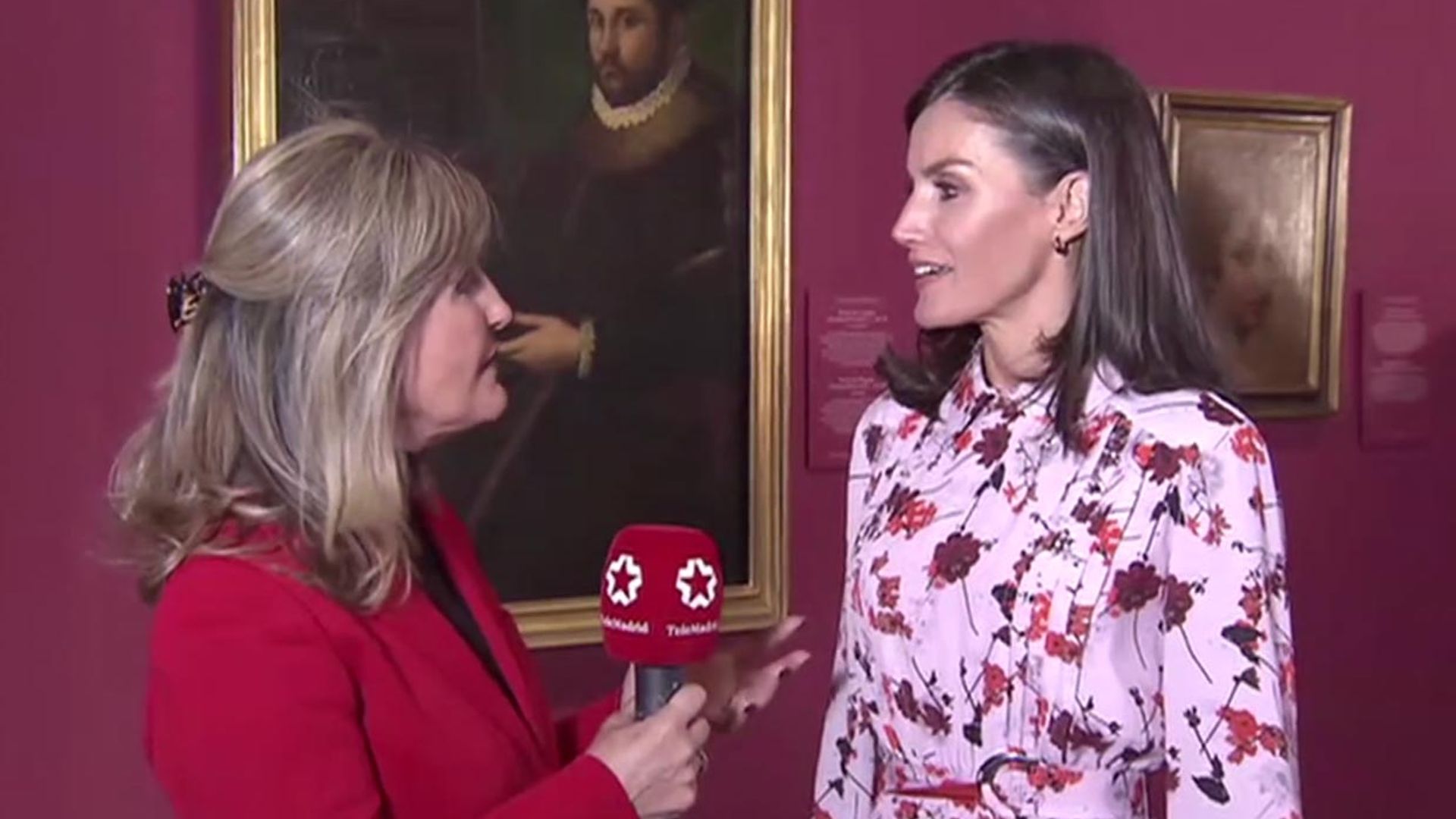 Escucha la entrevista a la reina Letizia durante su visita al Museo del Prado