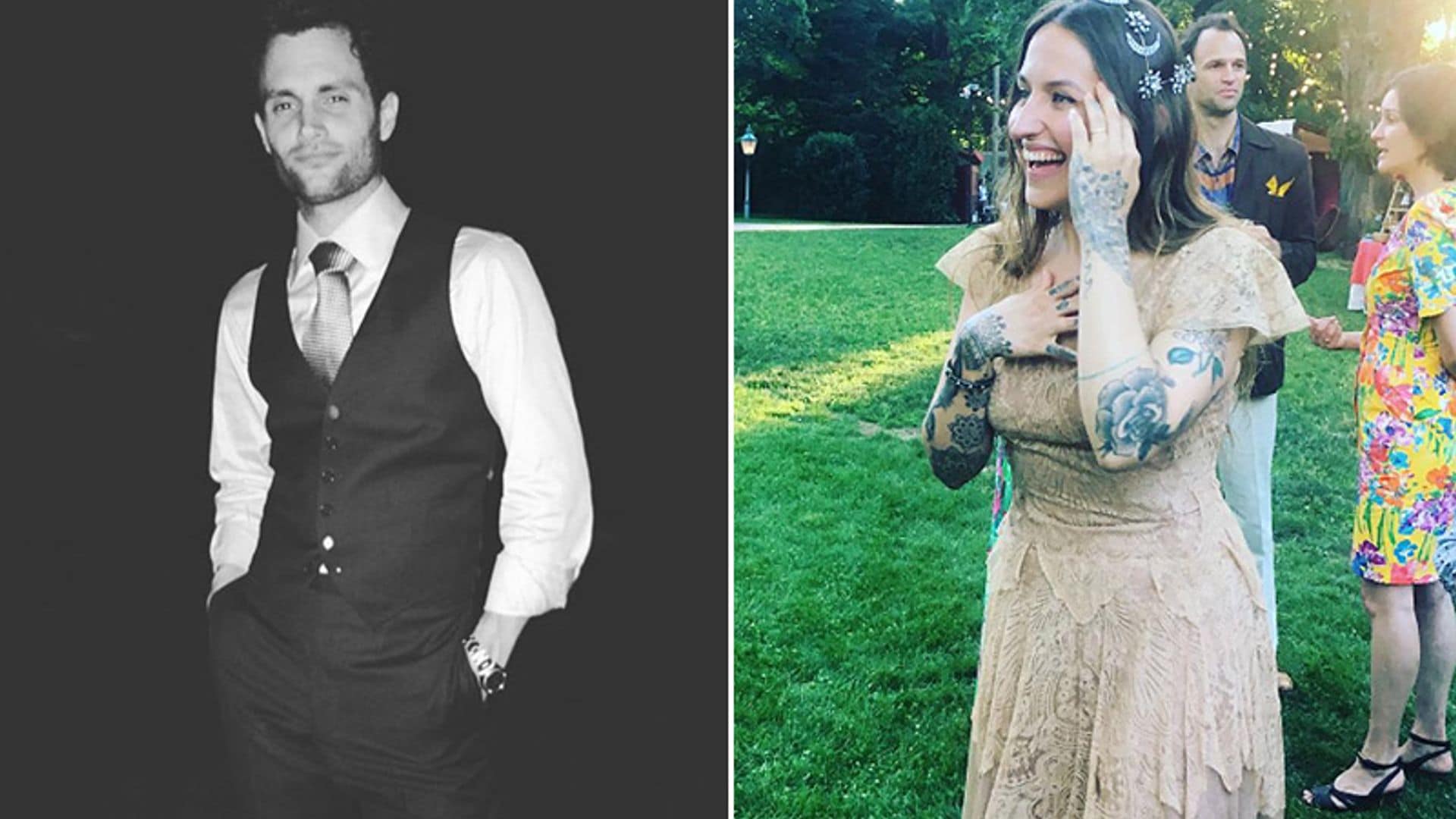 Penn Badgley ('Gossip Girl') y Domino Kirke se han casado... ¡por segunda vez!