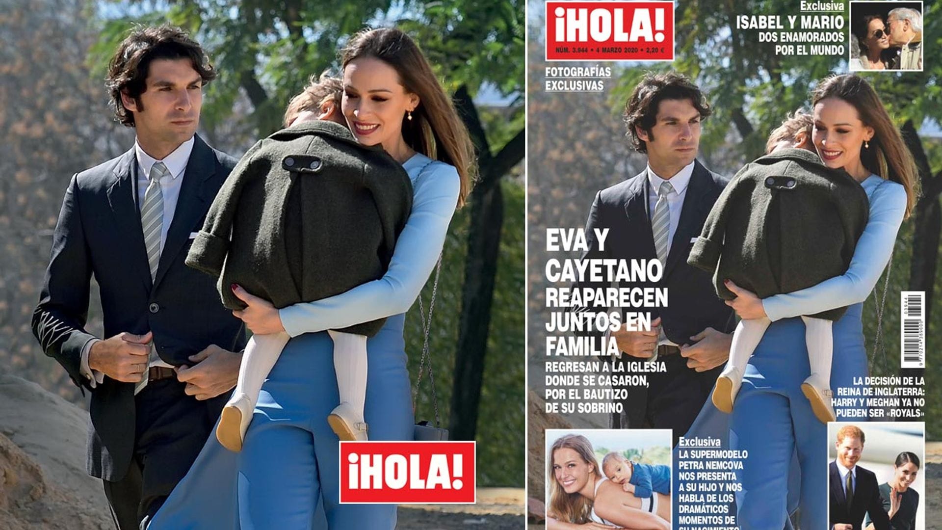 Fotografías exclusivas en ¡HOLA!, Eva González y Cayetano Rivera reaparecen juntos en familia