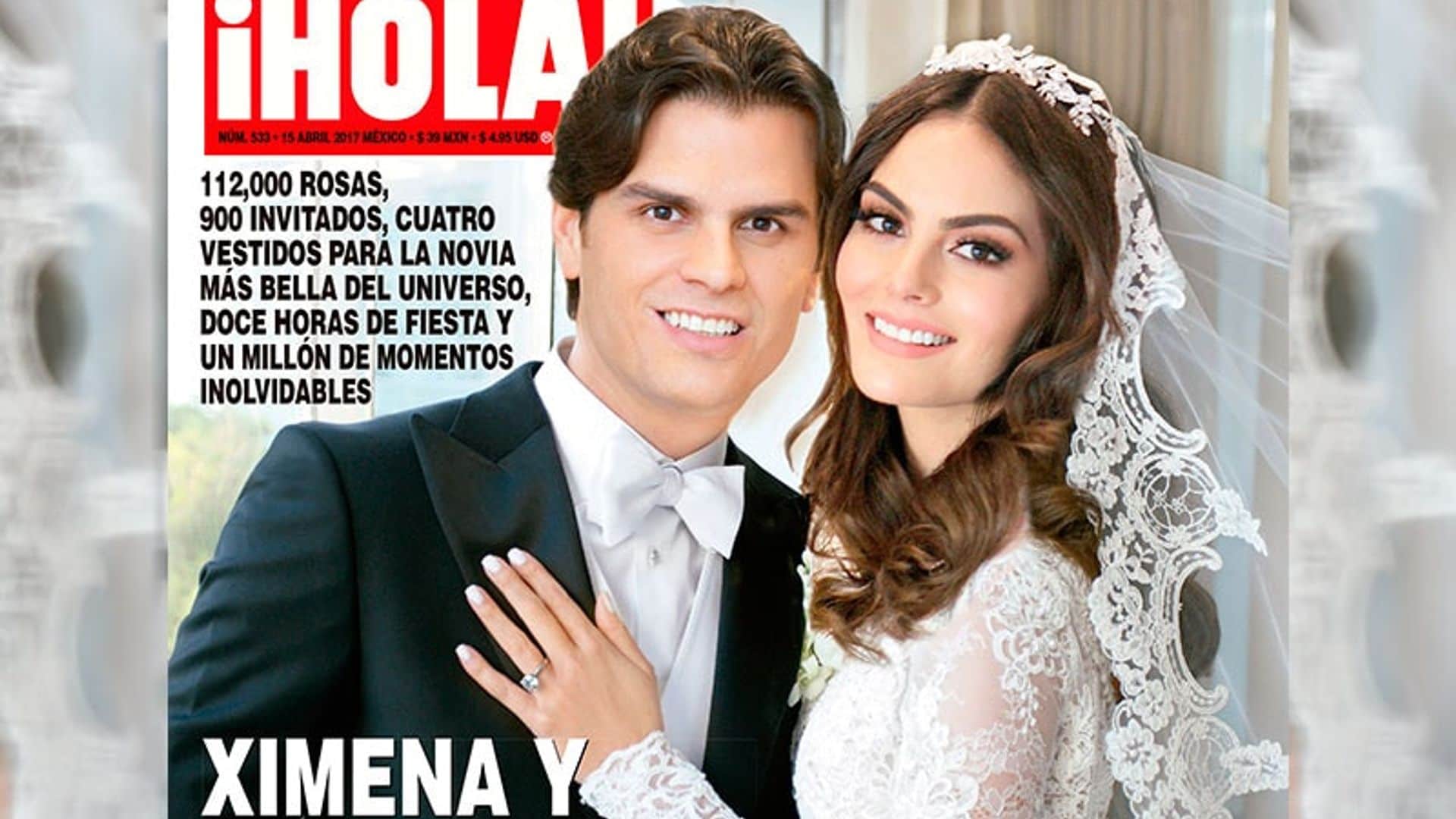 En ¡HOLA!, Ximena Navarrete y Juan Carlos Valladares nos invitan a la boda más fascinante del año