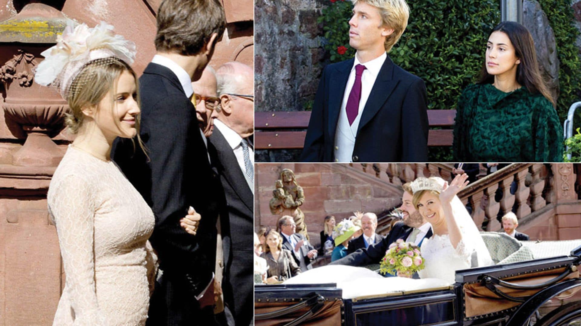 Unos futuros papás, unos novios en capilla... Los Hannover, de boda en boda