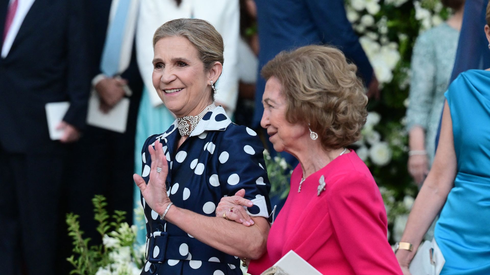 Las joyas más impresionantes de la boda de Teodora de Grecia