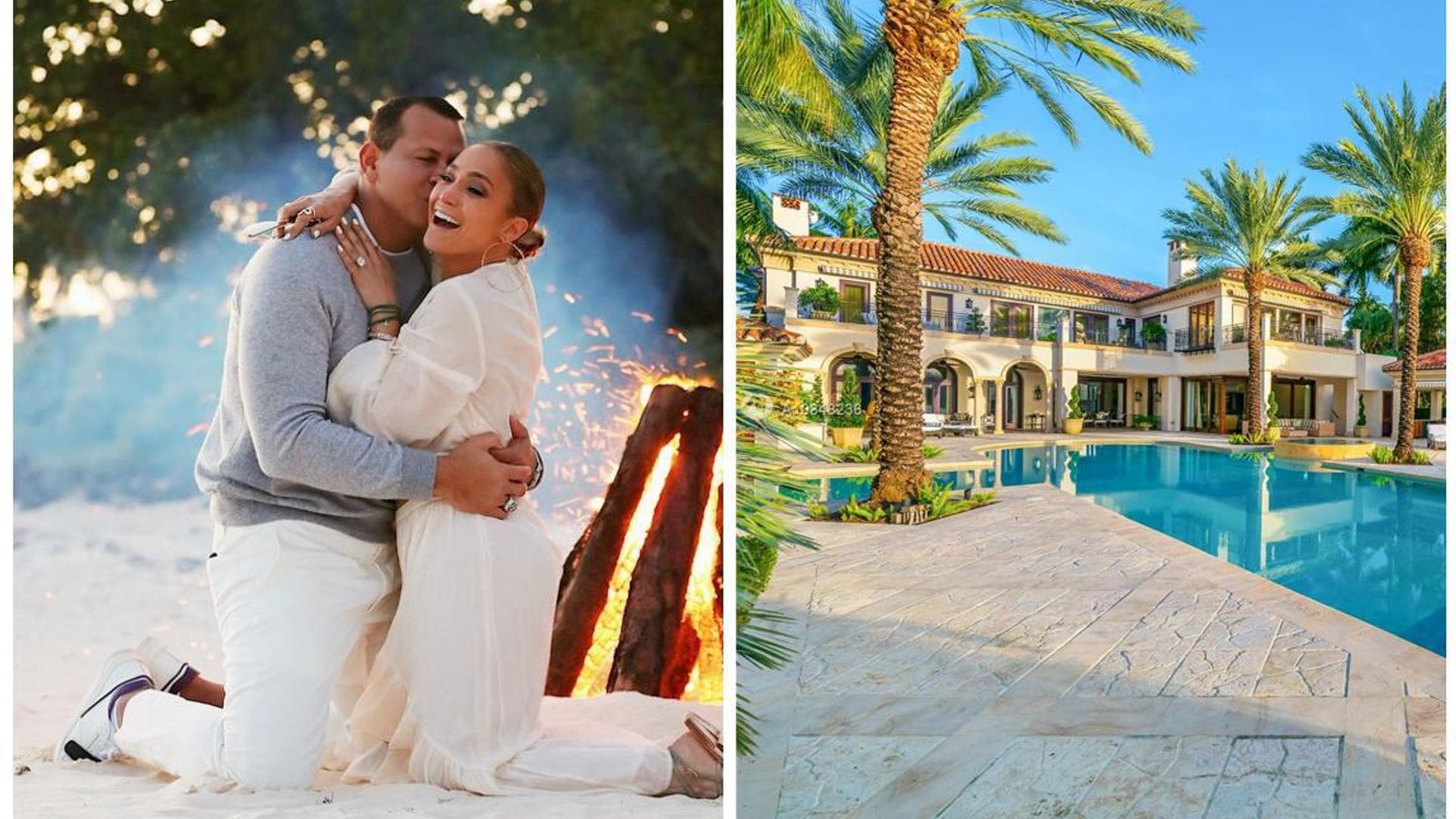 La lujosa mansión de 40 millones de dólares de Jennifer Lopez y Alex Rodriguez