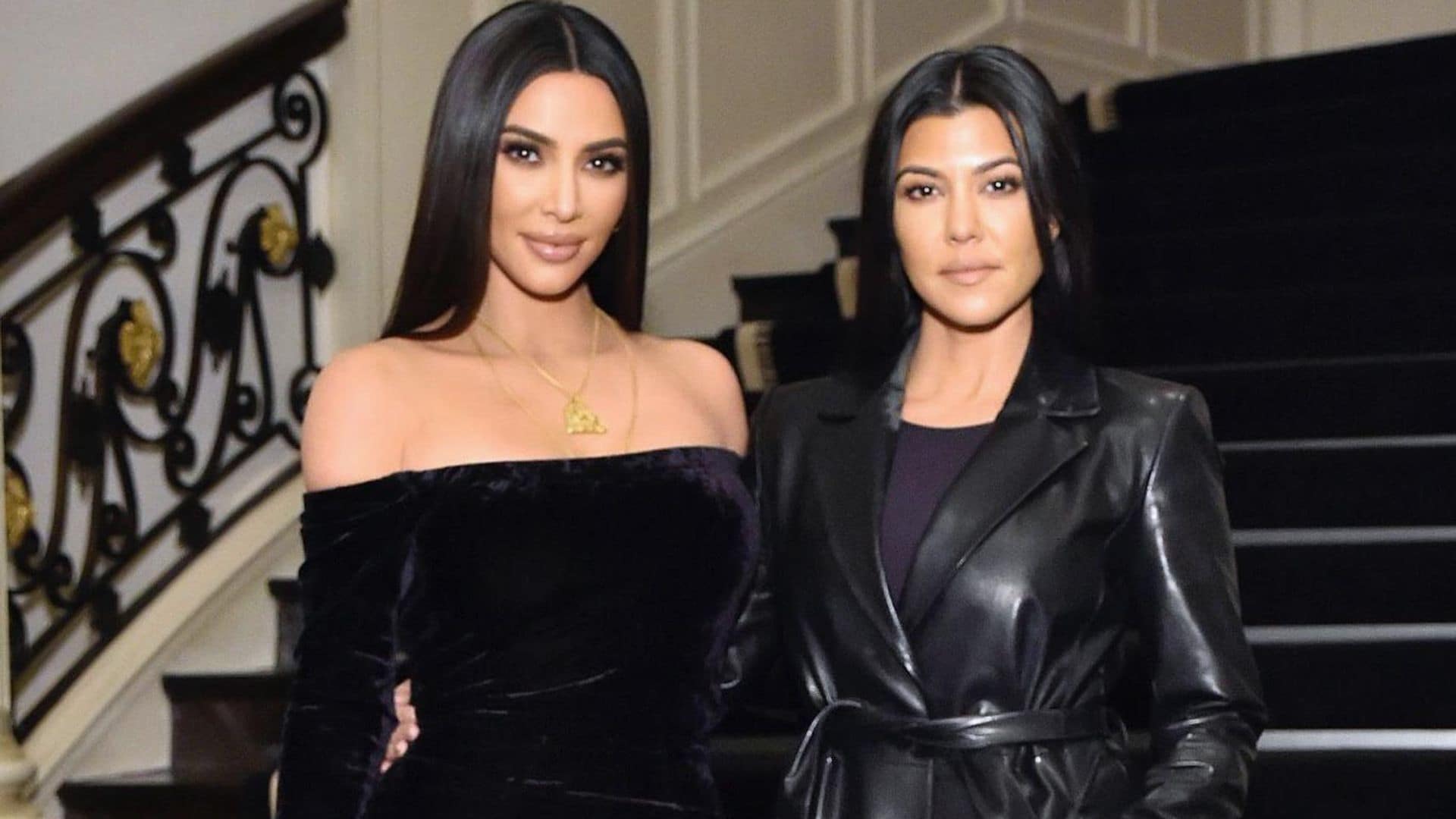 Sin temor al coronavirus, Kim y Kourtney Kardashian viajan a París con sus hijas