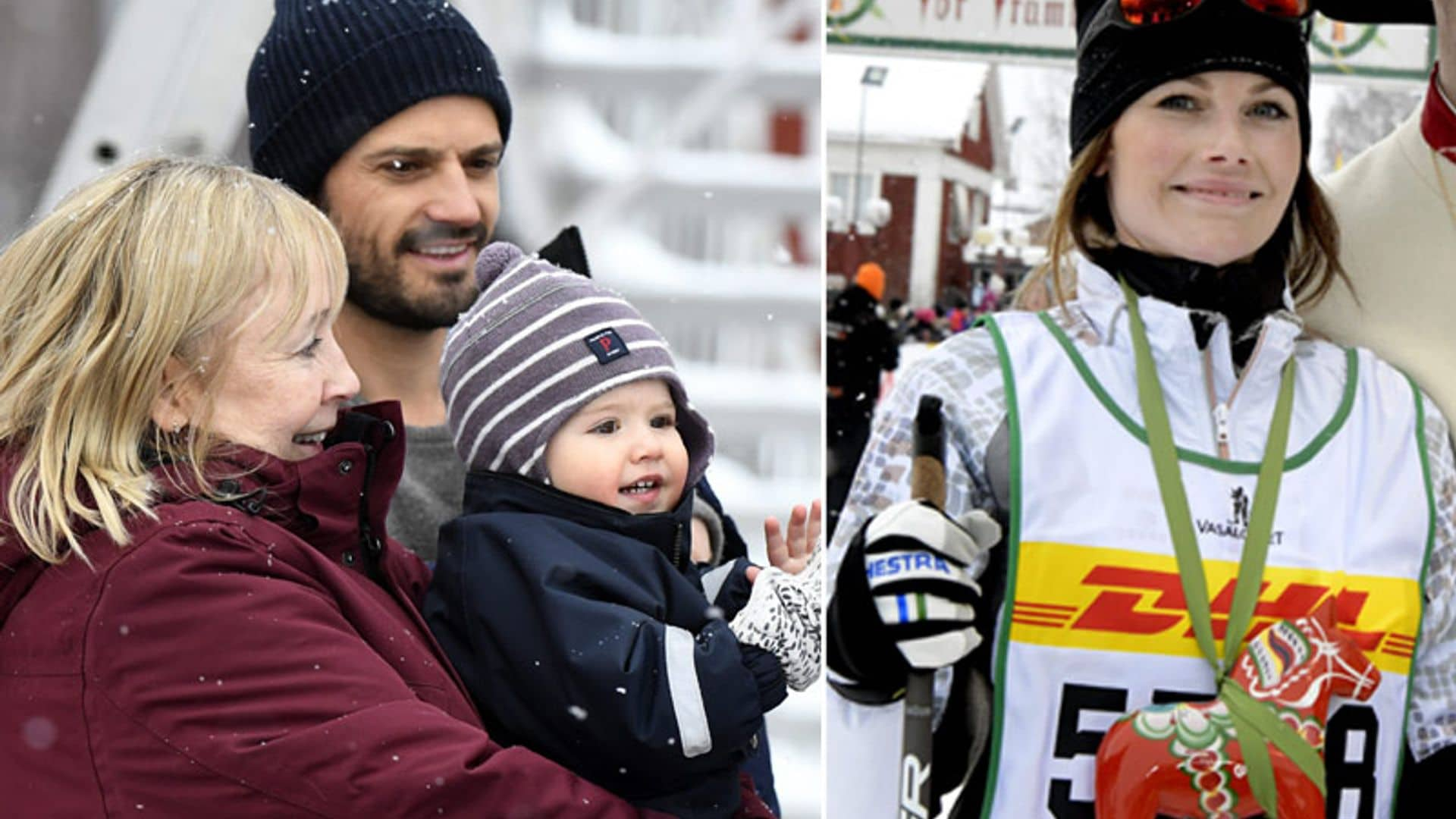 Sofía de Suecia participa en la carrera femenina de esquí de Tjejvasan arropada por toda su familia