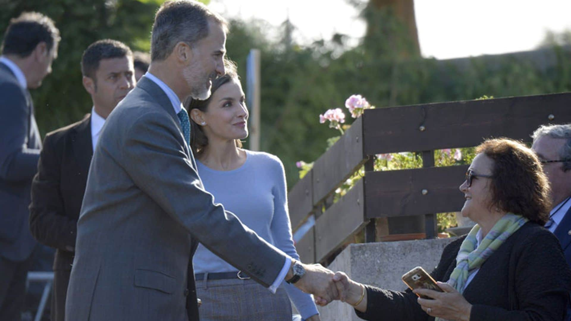 Los Reyes visitan el 'pueblo ejemplar de Asturias', Poreñu