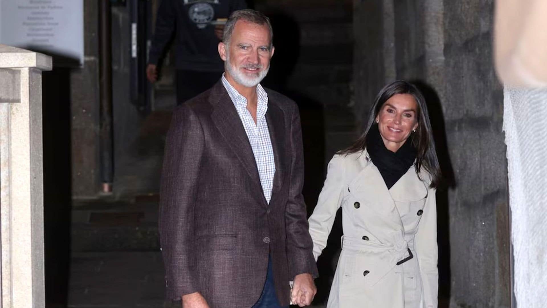 Los reyes Felipe y Letizia disfrutan de una de sus grandes aficiones en la noche madrileña