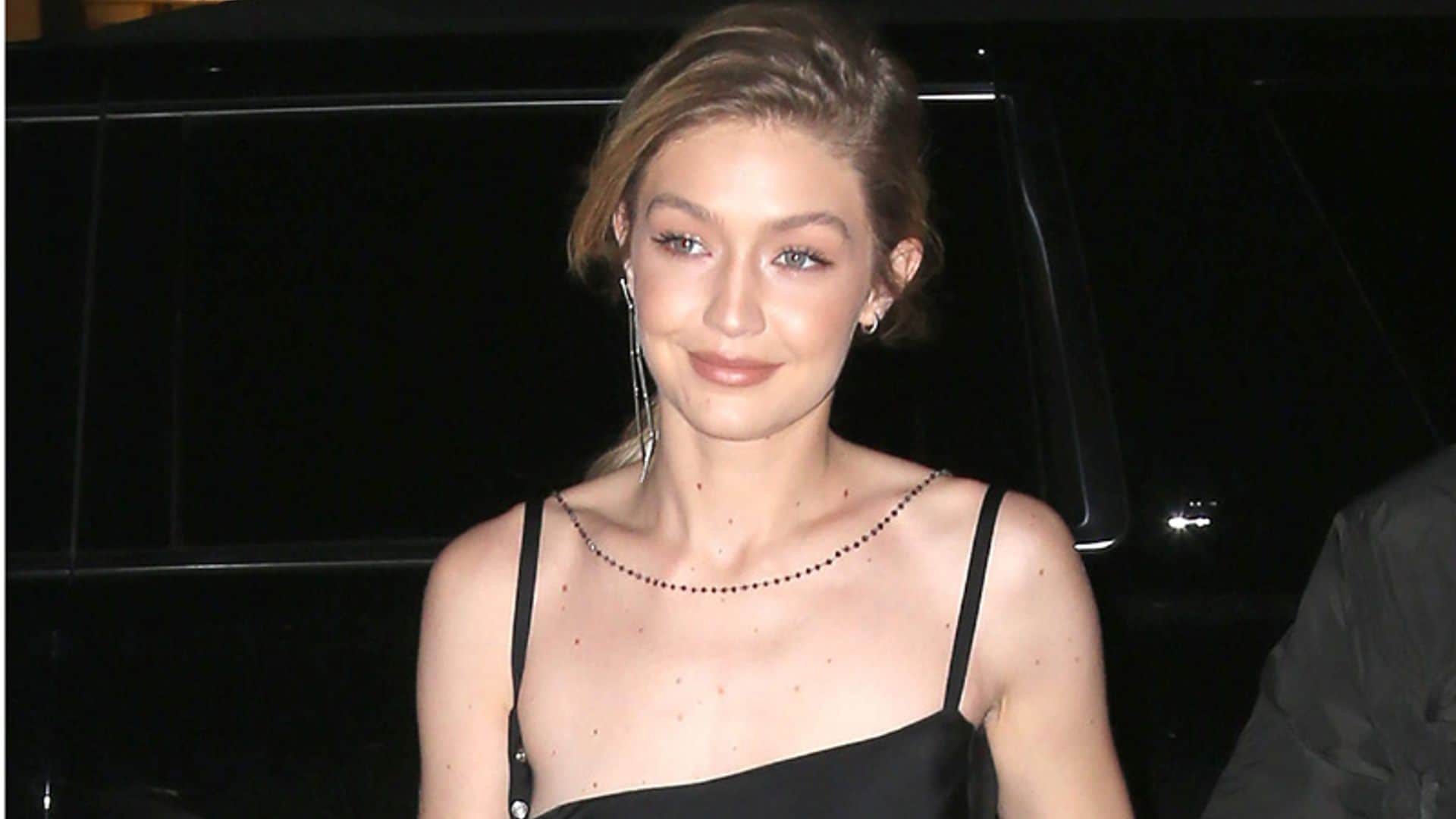 El extraño caso del vestido de Gigi Hadid que engaña a la vista