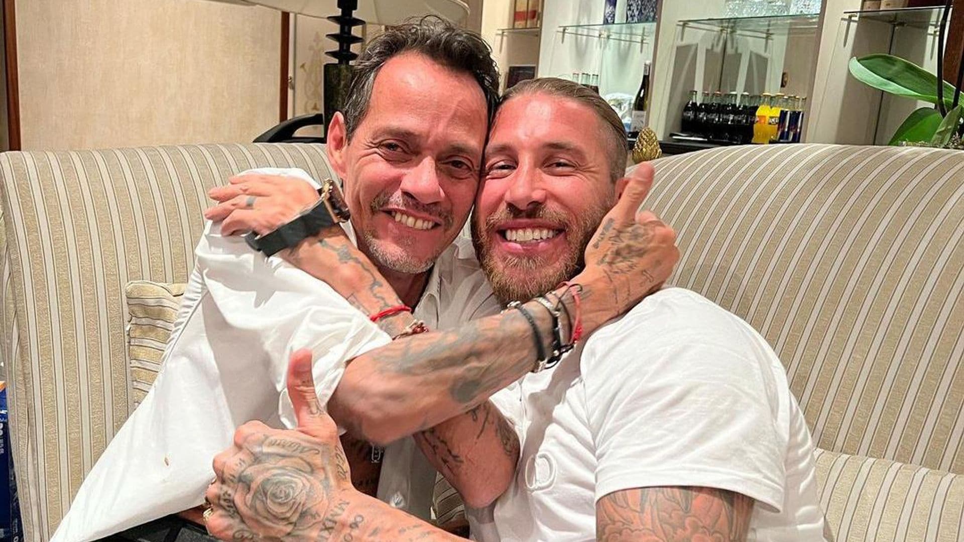 marc anthony y sergio ramos