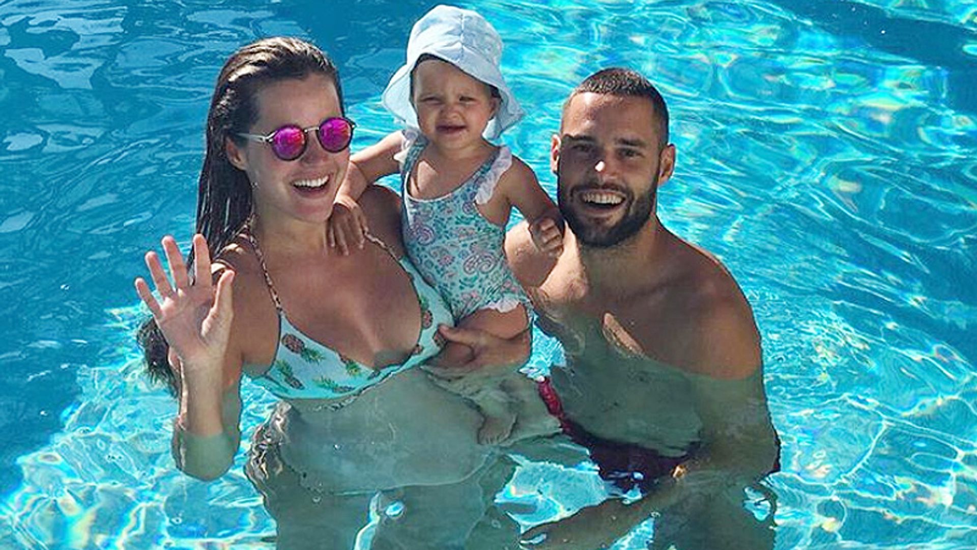 ¡Para comérsela! Las fotos más simpáticas de la hija de Malena Costa y Mario Suárez en su cumpleaños