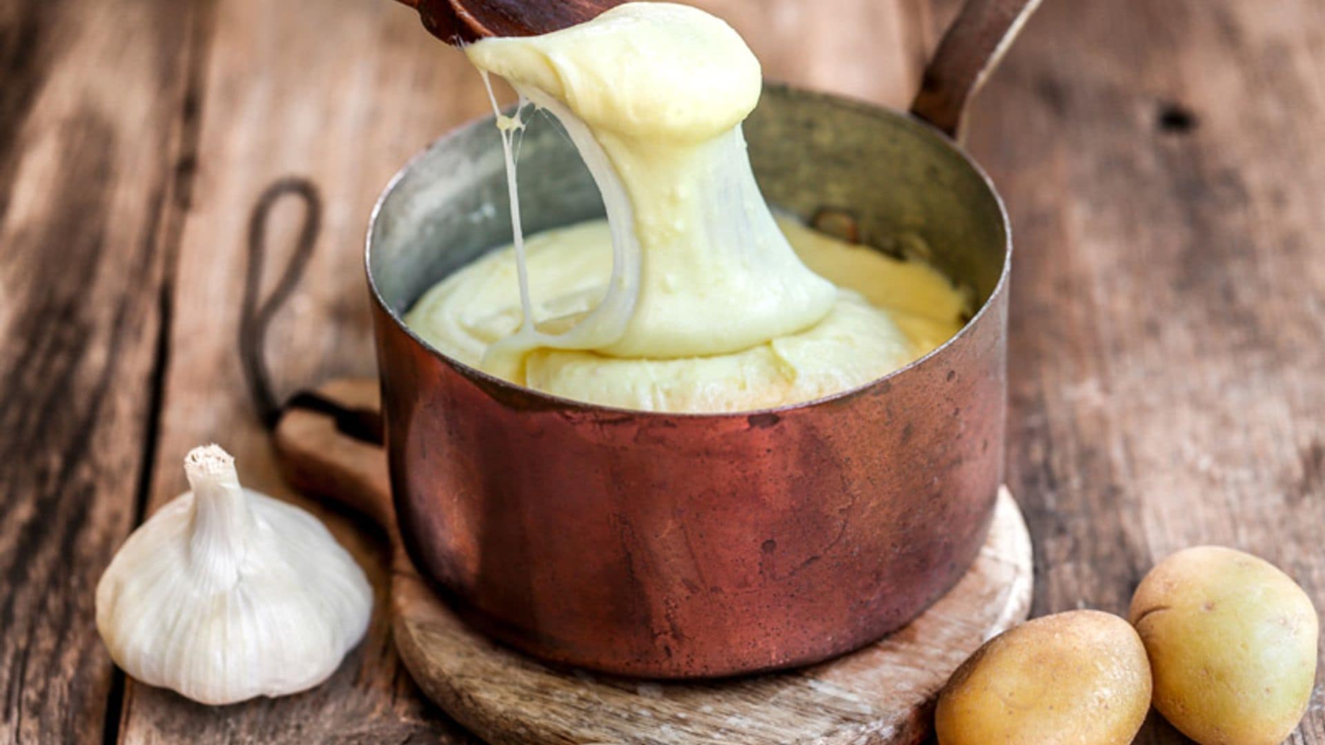 Aligot (puré de patata con queso)