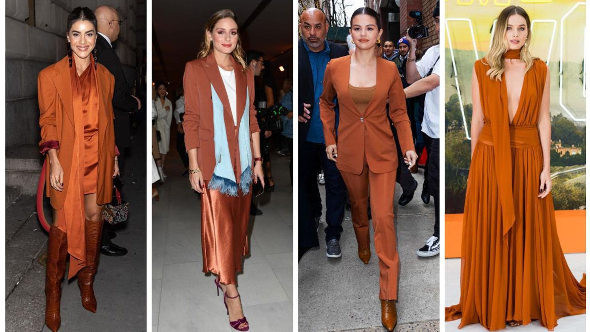 Los ‘rust looks’ serán irresistibles este 2020 y así los llevan las ‘celebs’