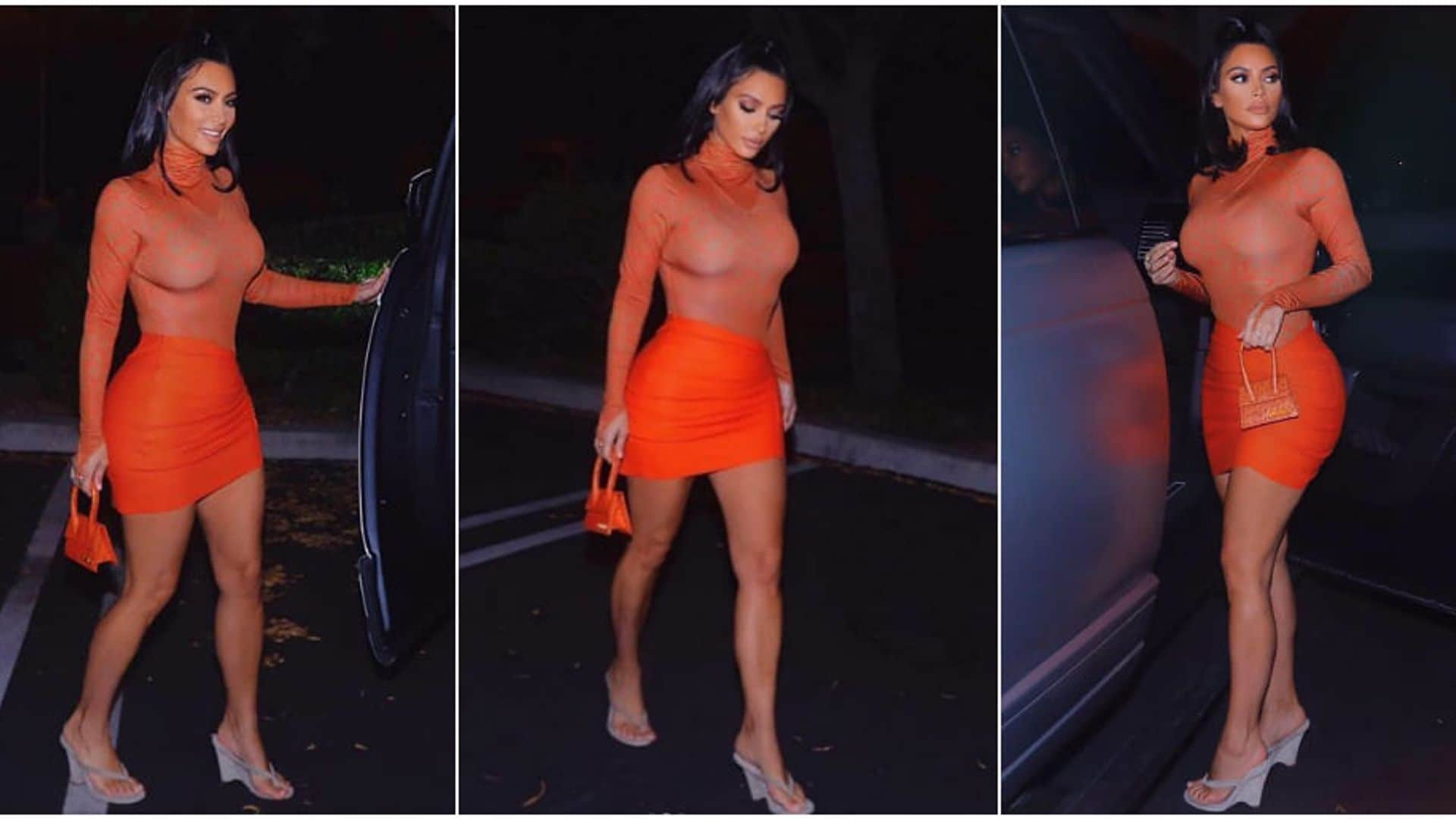 Kim Kardashian o cómo combinar varias tendencias en un solo look