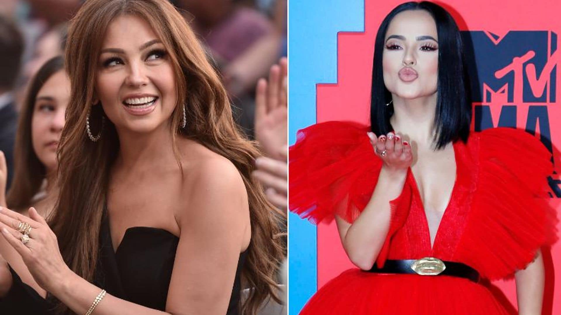 ‘Fuiste una de las primeras en confiar en mí’: el emotivo mensaje de Becky G a Thalía