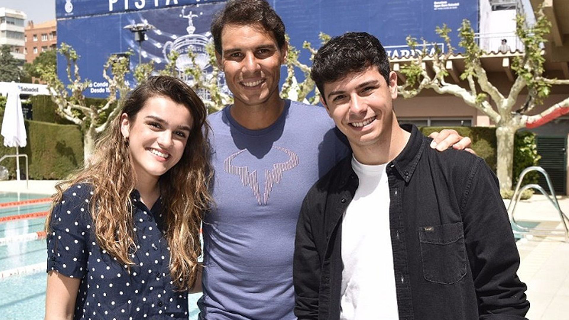 Alfred y Amaia conocen a Rafa Nadal en medio de la polémica por el regalo del finalista de OT