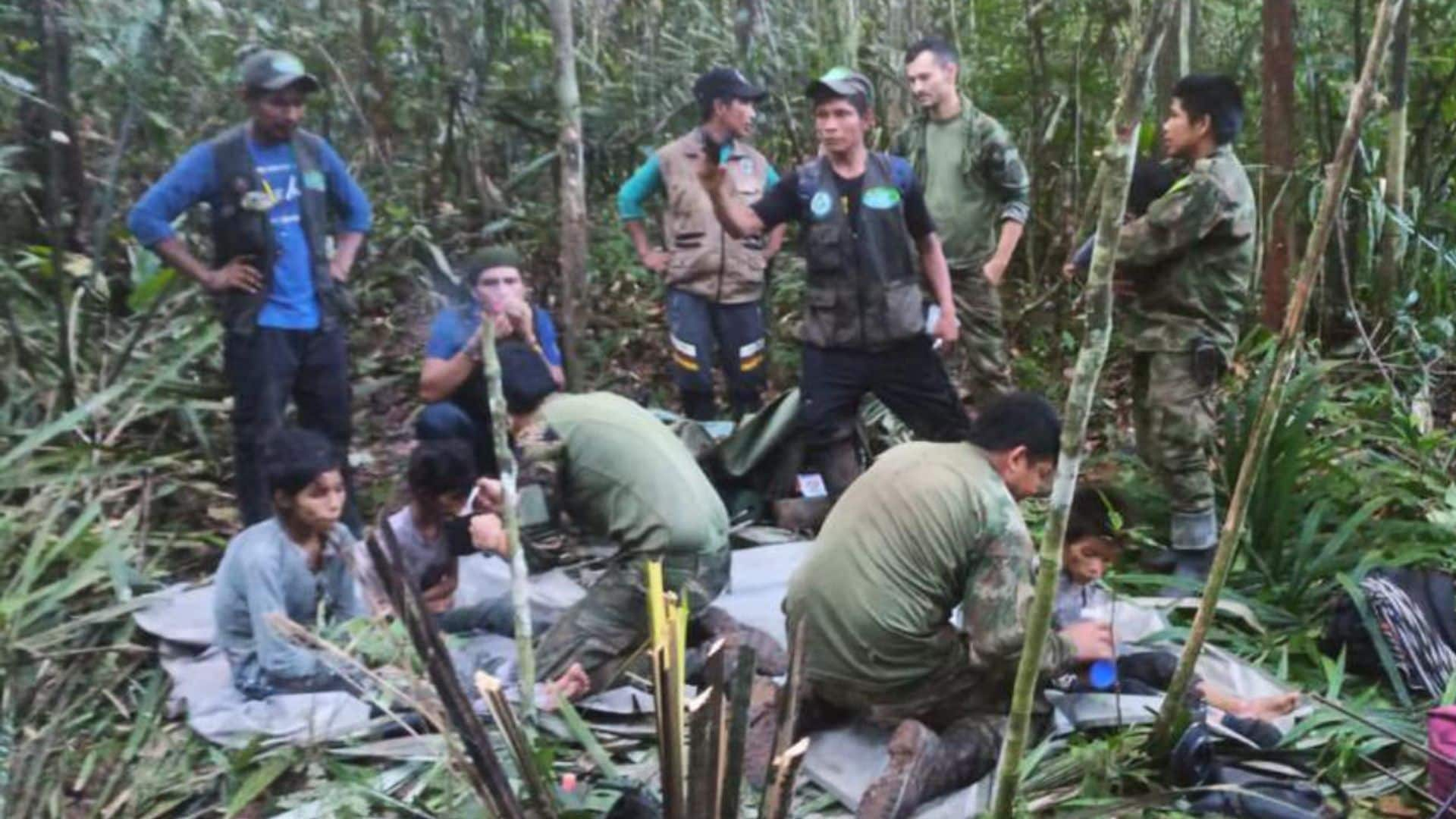 El increíble coraje de Lesly, de 13 años, que mantuvo a salvo a sus hermanos perdidos en la selva de Colombia