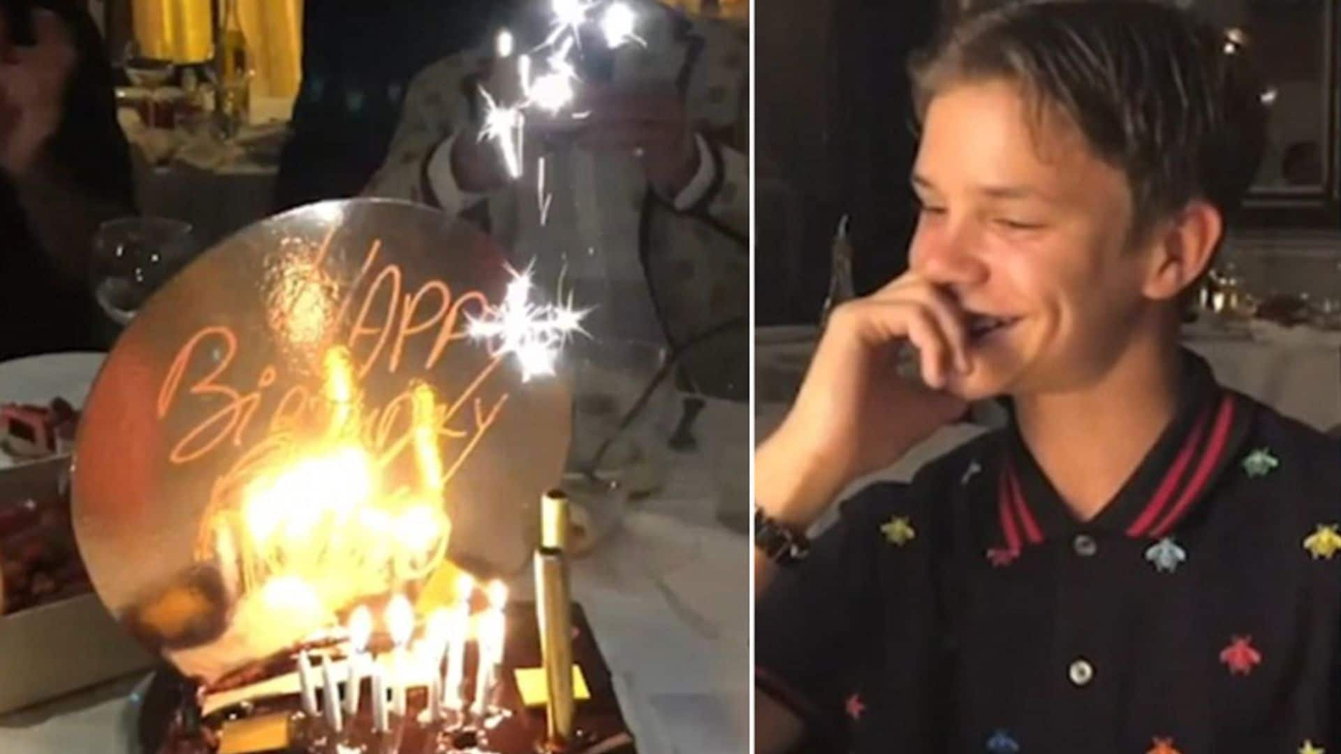 Los Beckham celebran el cumpleaños de su hijo Romeo con unos invitados muy especiales