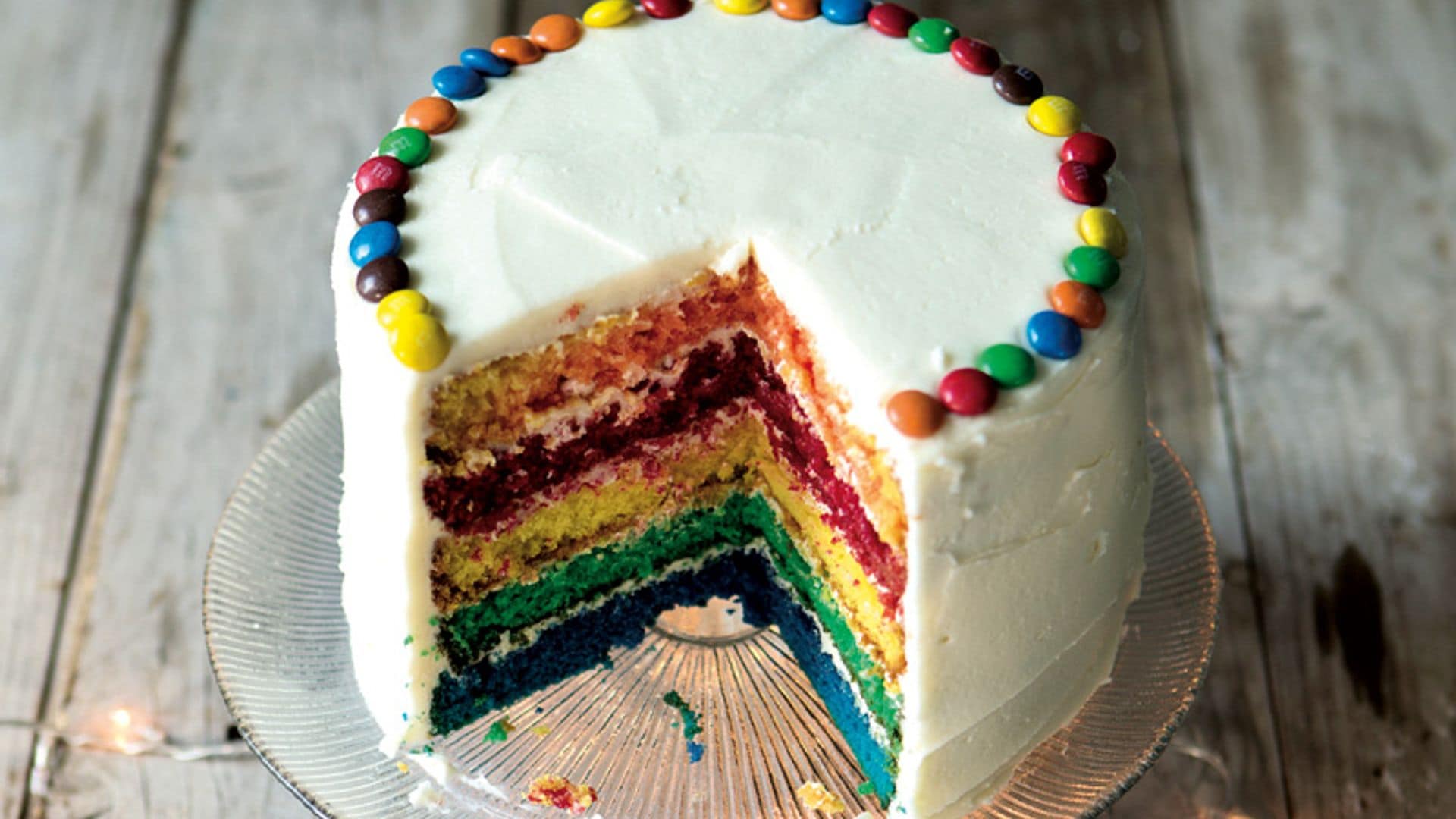 tarta arcoiris cumpleanos