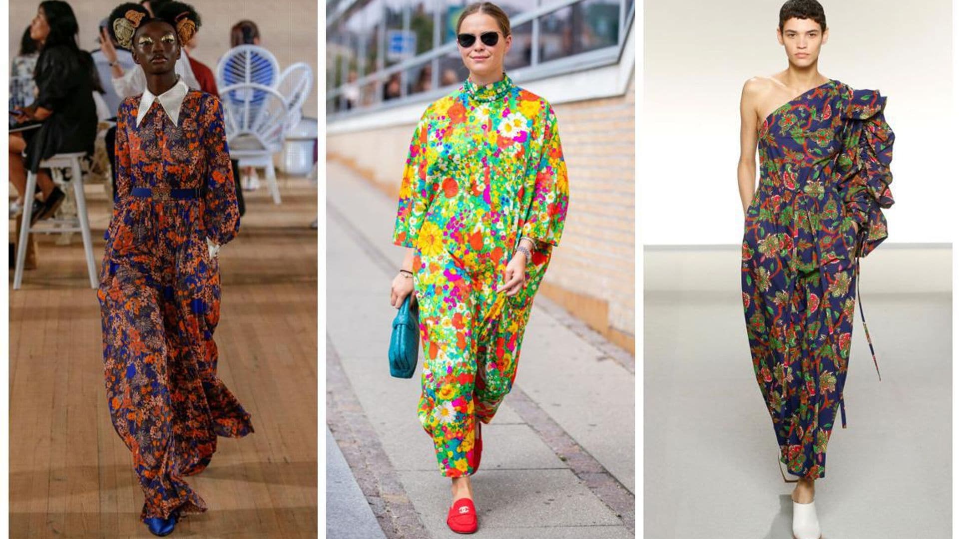 Jumpsuit de flores, el nuevo básico para esta primavera-verano