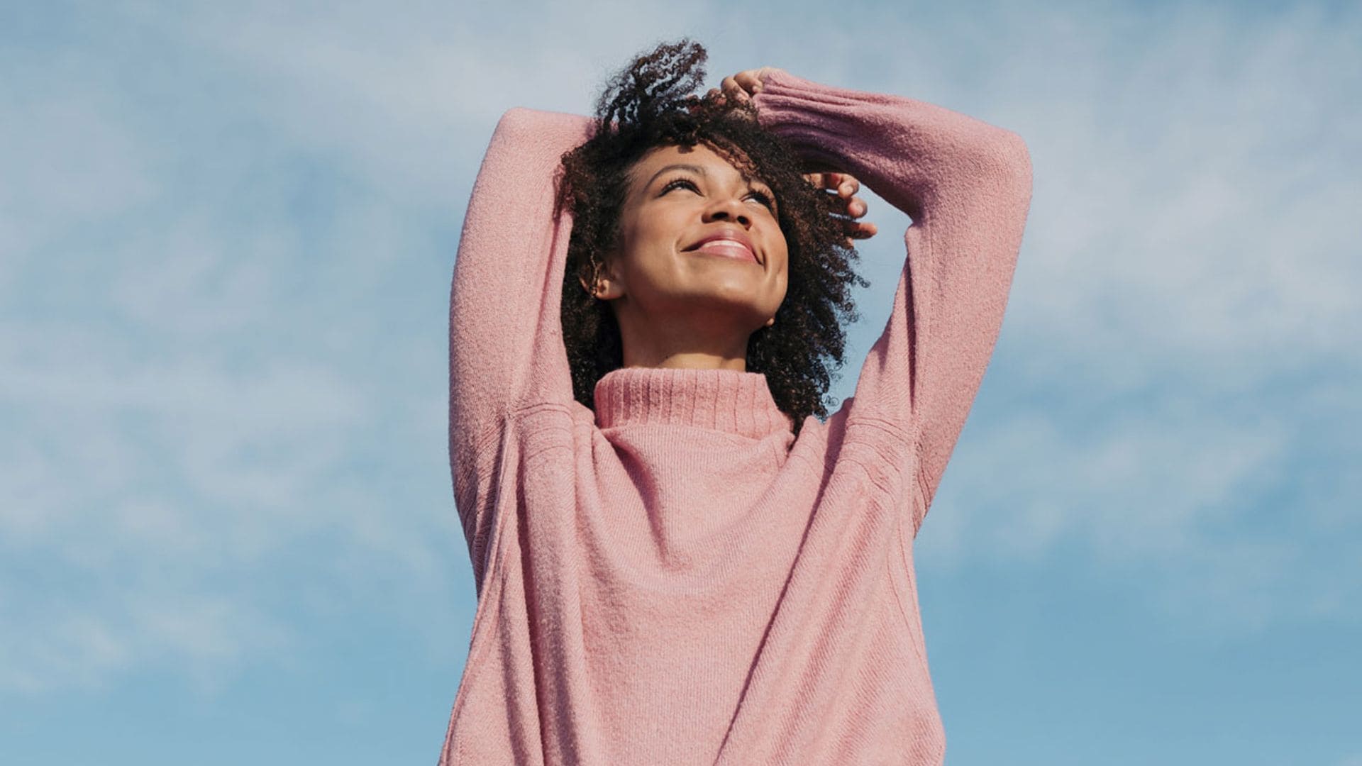 mujer feliz