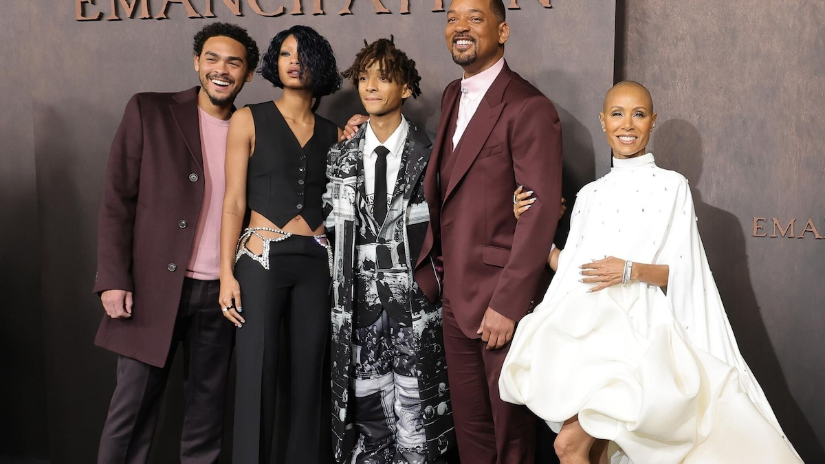 Will Smith reaparece en una alfombra roja con su familia | ¡HOLA!