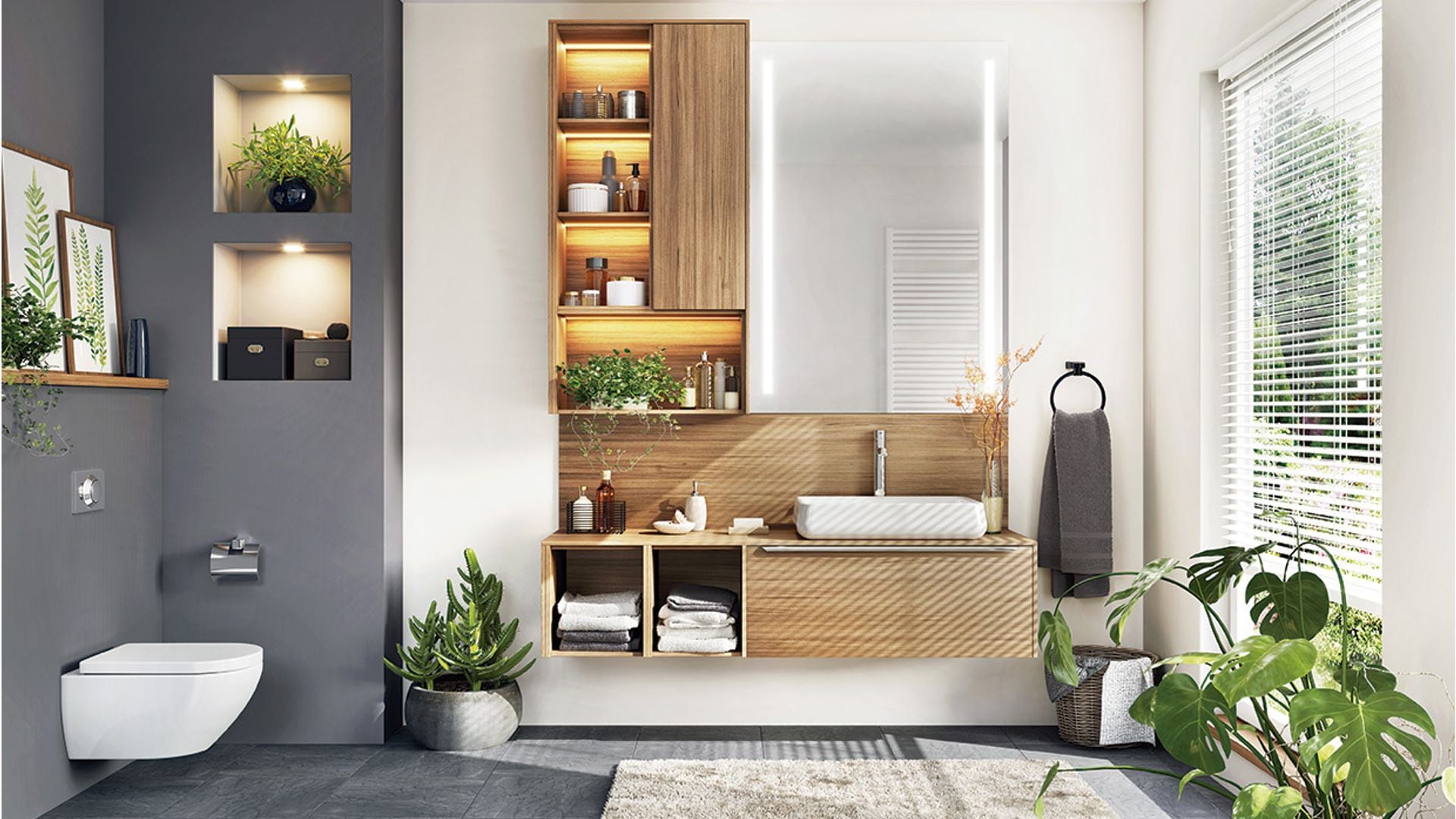 Organiza tu cuarto de baño sin perder funcionalidad ni estilo