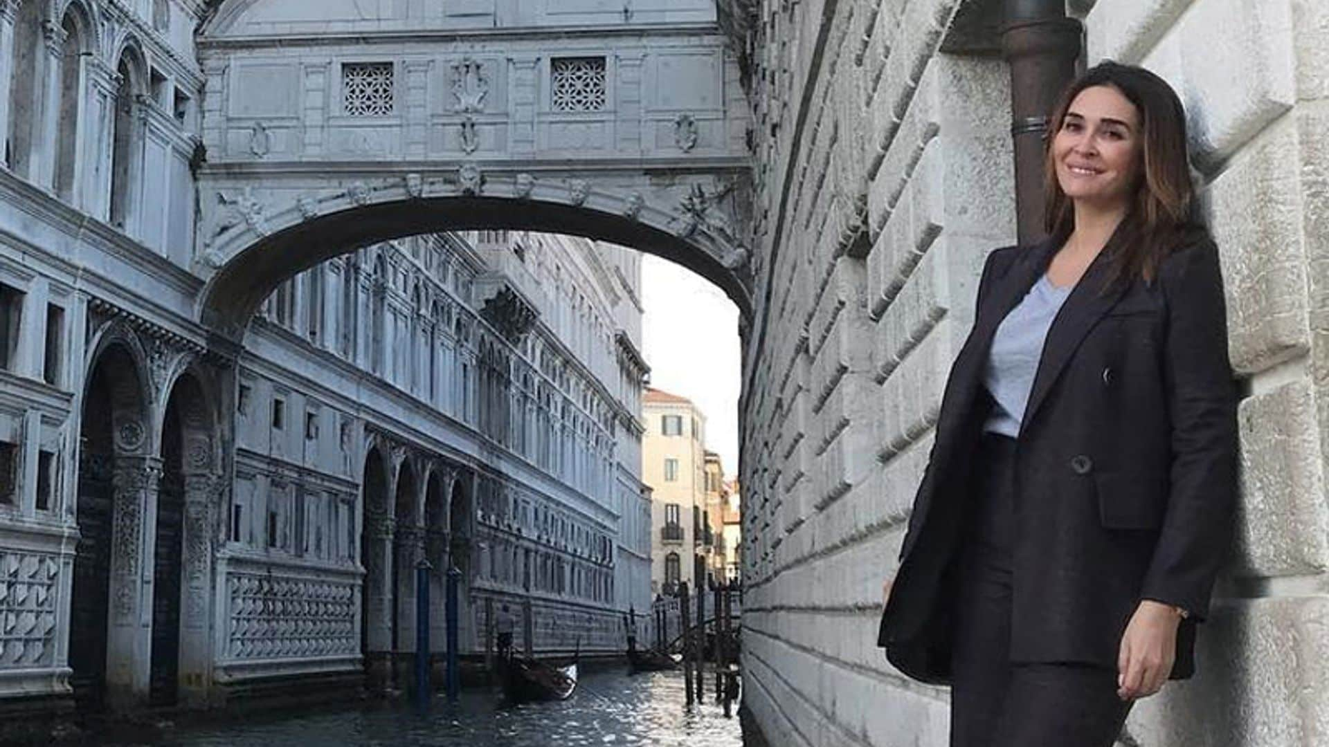 Vicky Martín Berrocal despide los 45 años en Venecia con un romántico y enigmático mensaje