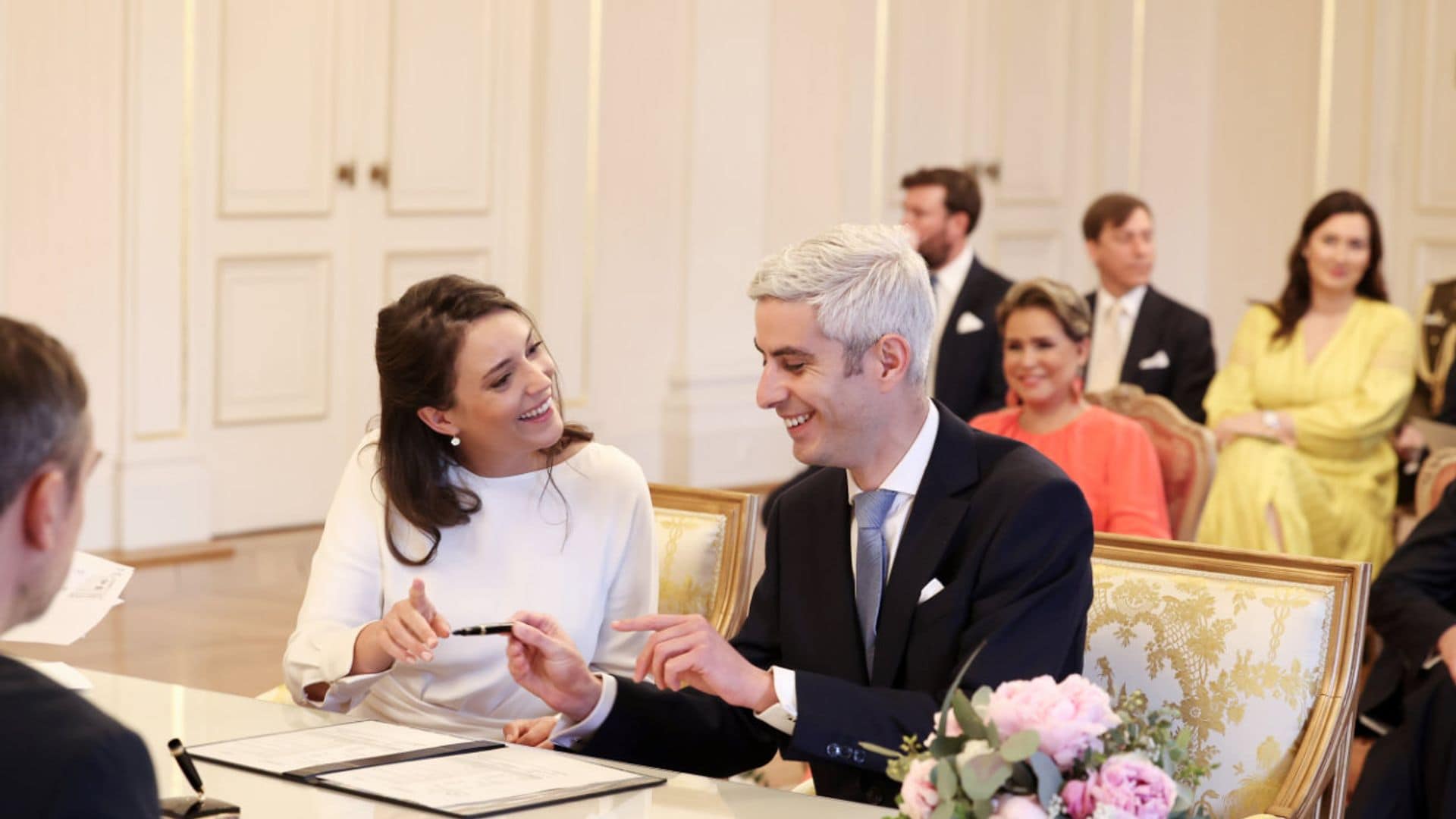 Las fotografías oficiales de la boda civil de Alexandra de Luxemburgo y Nicolas Bagory