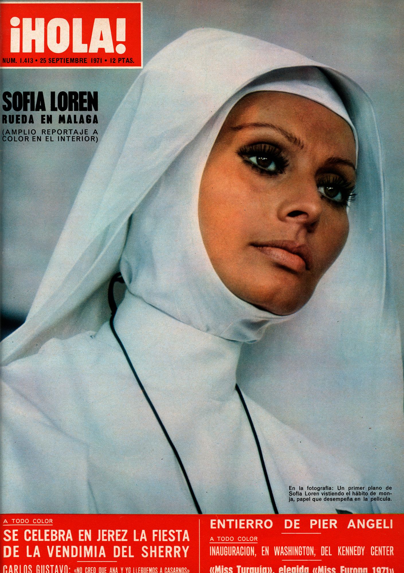 SOFIA LOREN COVERS OF HELLO!