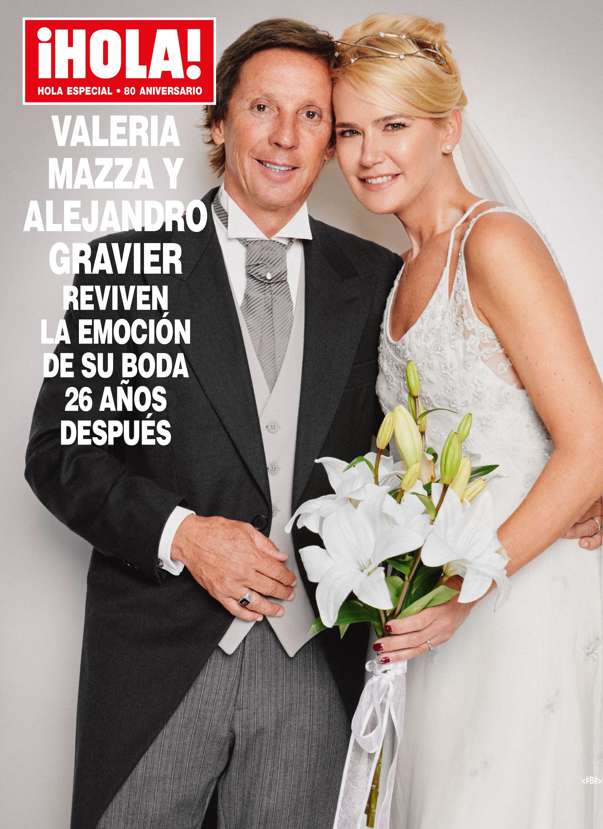 HOLA 4182 Valeria Mazza y Alejandro Gravier reviven la portada de su boda