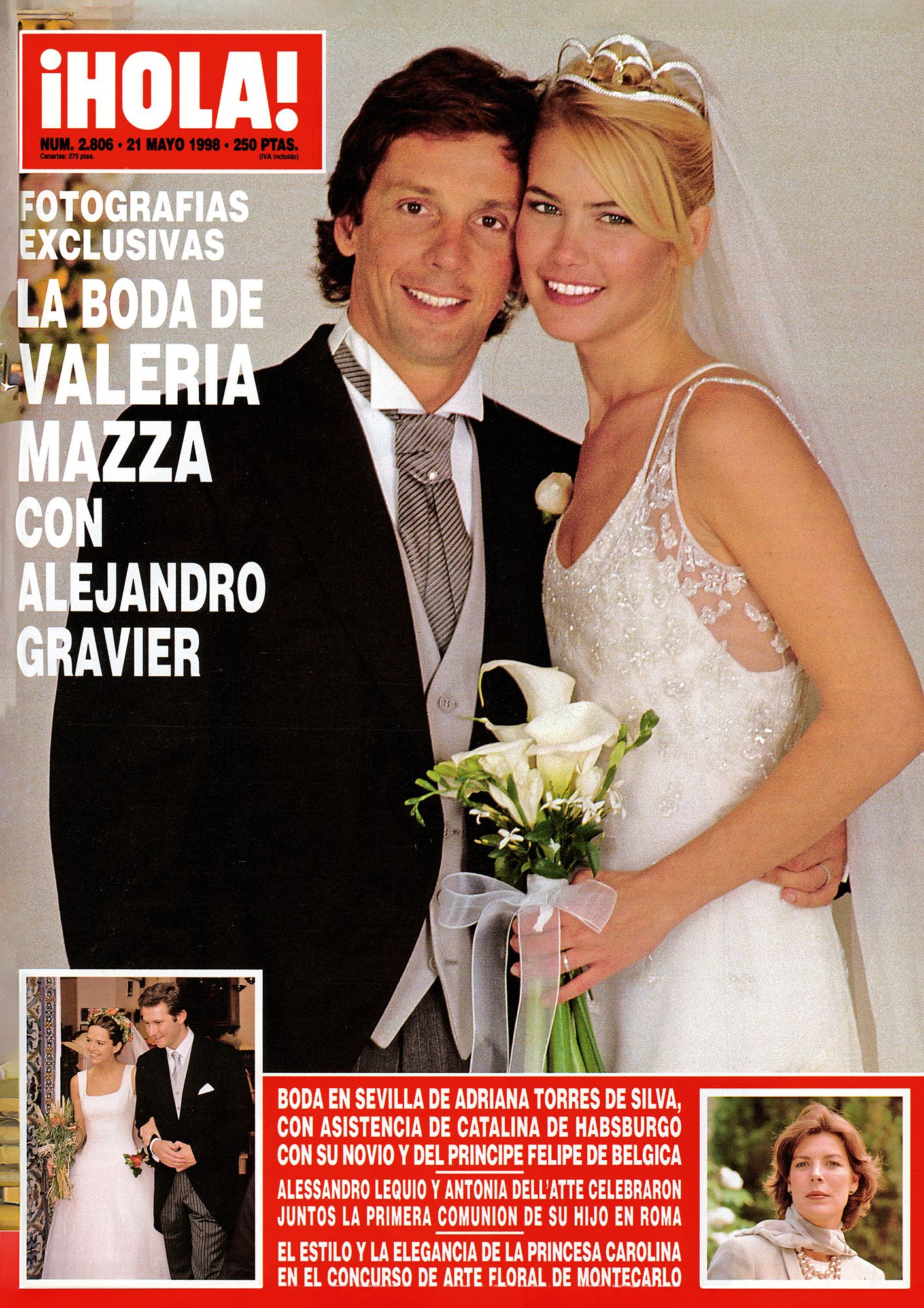 HOLA 4182 PORTADA VALERIA MAZZA BODA