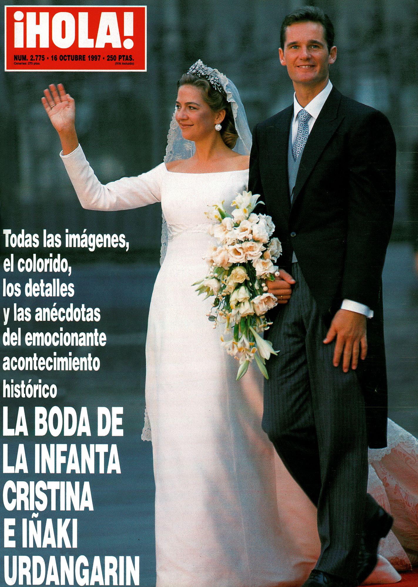 HOLA 4182 PORTADAS DE LA INFANTA CRISTINA