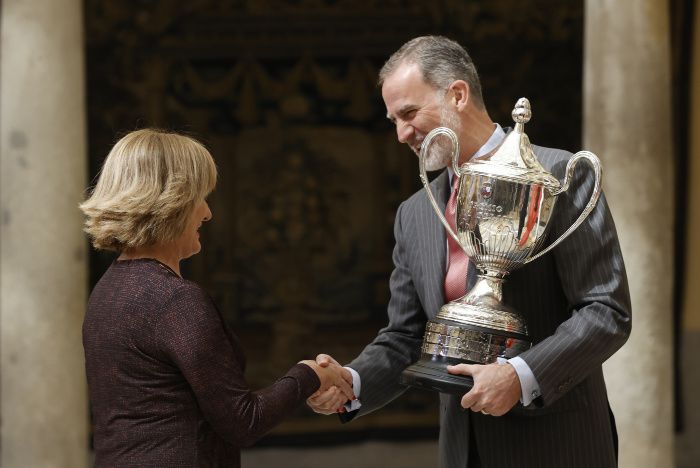 Los reyes Felipe y Letizia en los Premios Nacionales del Deporte