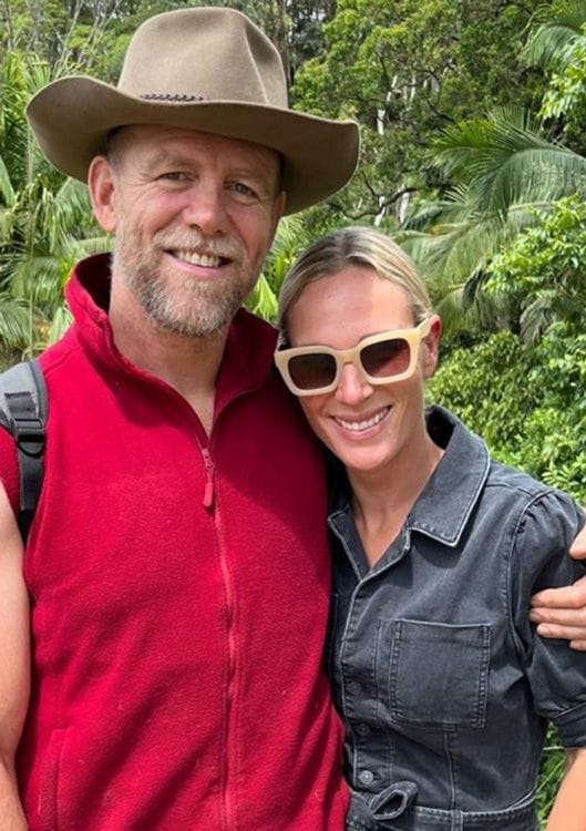 Mike y Zara Tindall 