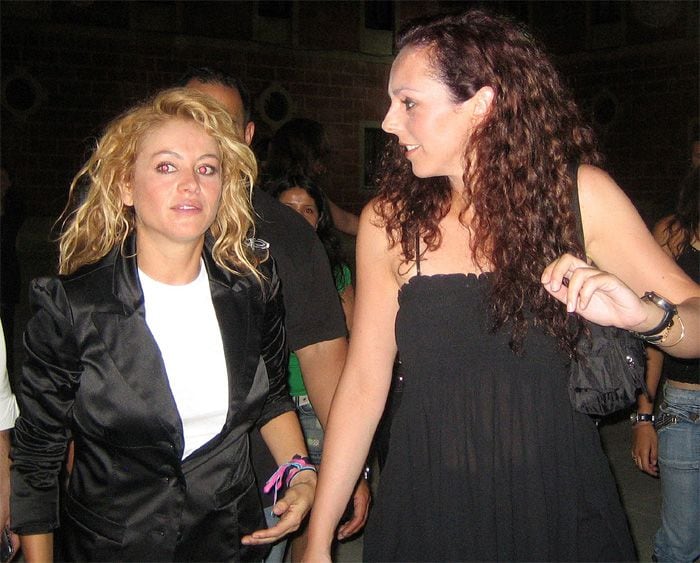 Paulina Rubio y Rocío Carrasco en Madrid