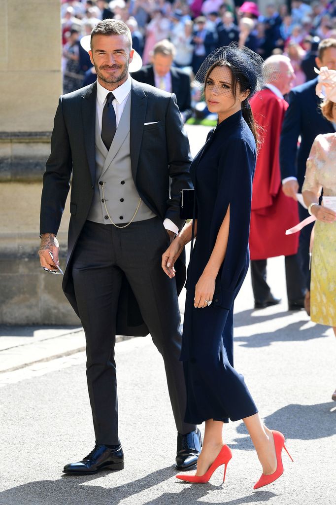 David y Victoria Beckham fueron invitados a la boda del príncipe Harry y Meghan Markle.