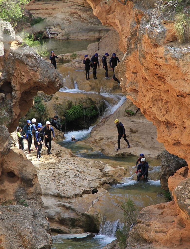 Barranco pozas