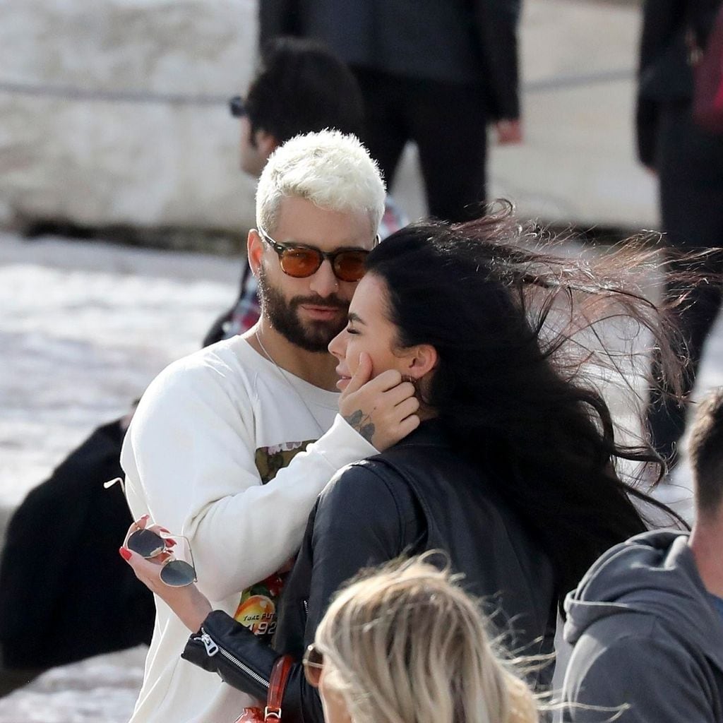 Maluma and new girlfriend Vivien Rubin in Athens