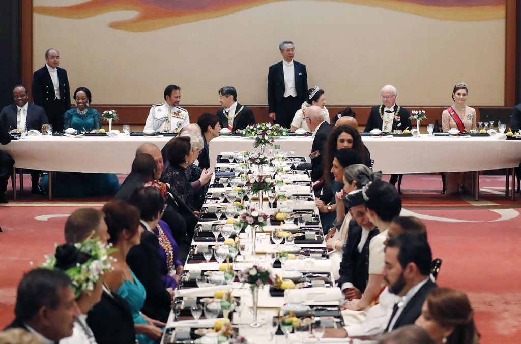 Banquete de la entronización de Naruhito de Japón el 22 de octubre de 2019