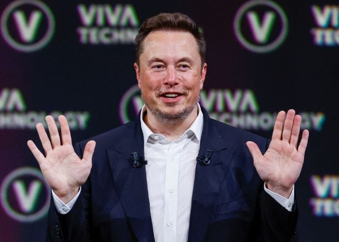 Elon Musk en un evento