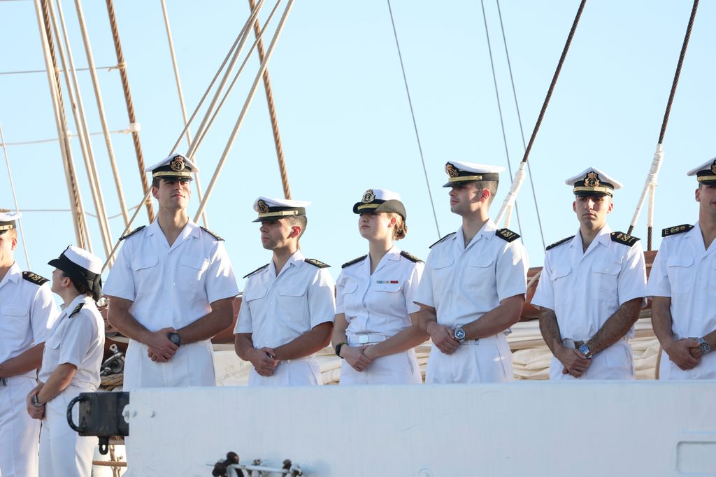 LA PRINCESA LEONOR LLEGA A LAS PALMAS TRAS SU TRAVESÍA EN EL BUQUE JUAN SEBASTIAN ELCANO