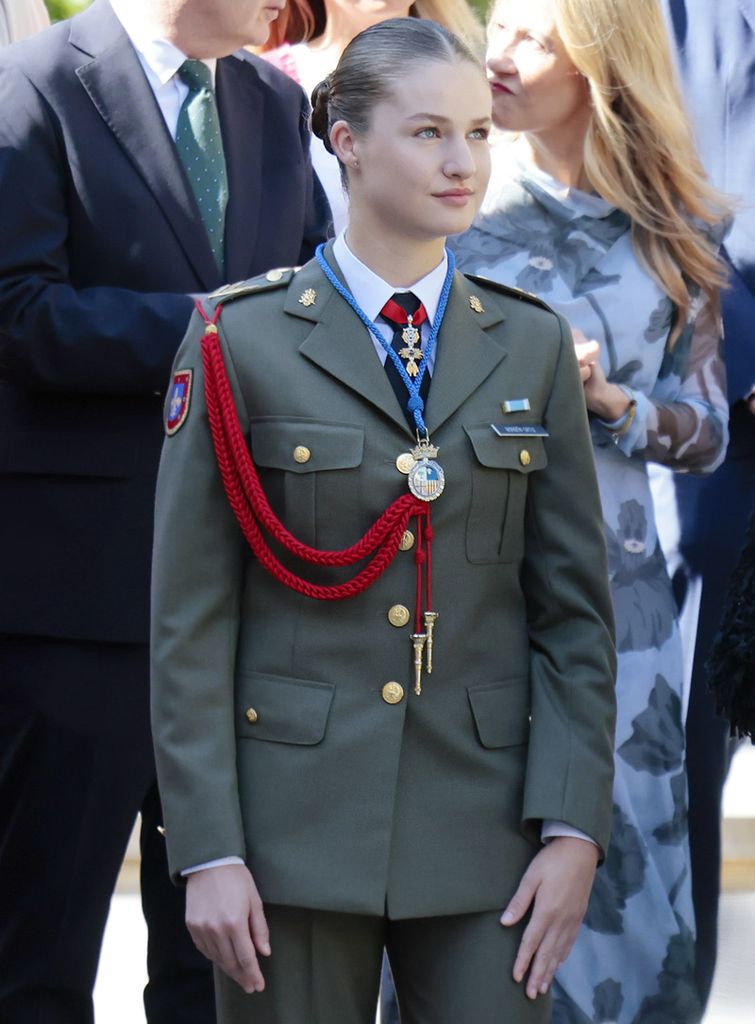 La princesa Leonor confía en su peinado con trenzas favorito