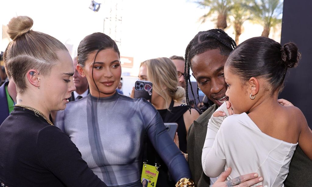 Stormi Webster and Kylie Jenner