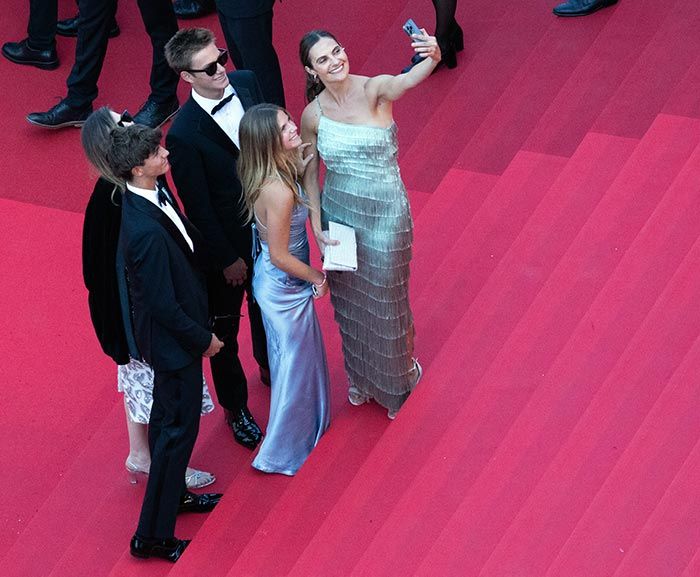 Los hijos de Kevin Costner en Cannes