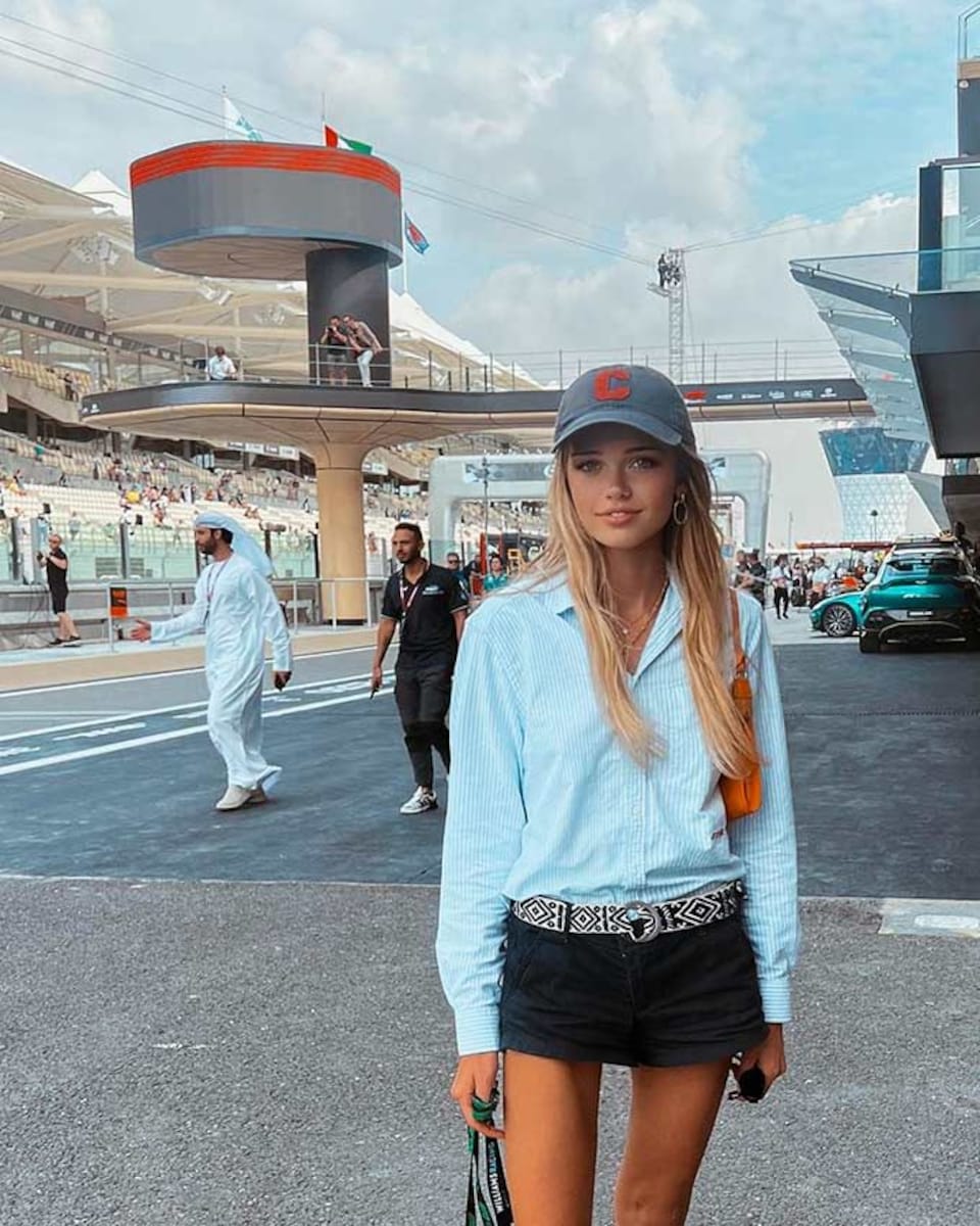 Así es Estelle Ogilvy, la novia de la nueva sensación de F1 Oliver Bearman