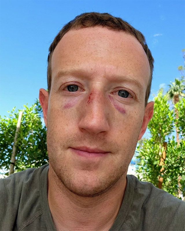 Mark Zuckerberg tras un entrenamiento de MMA 