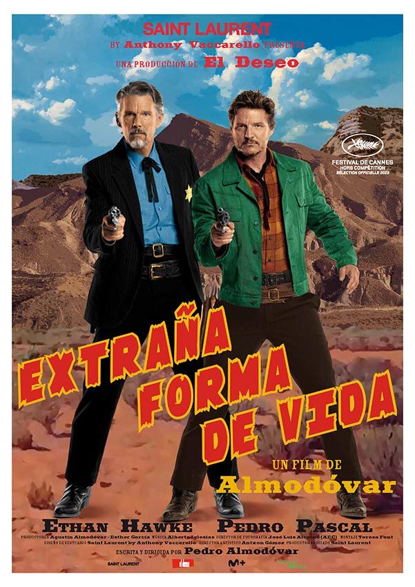 Cartel de 'Extraña forma de vida' de Pedro Almodóvar